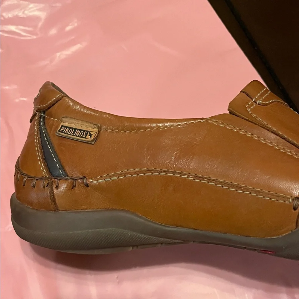 PIKOLINOS San Telmo, M1d 6032 Tan Leather Loafers for Men 41